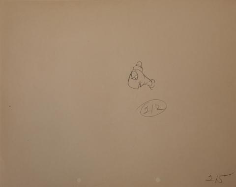 The Tortoise and the Hare Production Drawing - ID:martortoise6300 Walt Disney