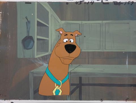 Scooby-Doo, Where Are You! Production Cel and Background - ID: mayscooby7709 Hanna Barbera