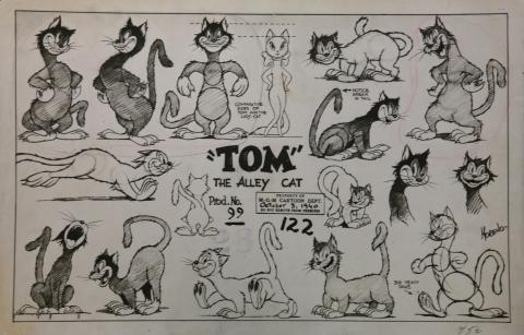 The Alley Cat Model Sheet - ID: maytomjerry7757 MGM