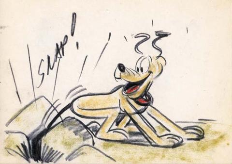 Pluto Storyboard Drawing - ID: novdis09 Walt Disney