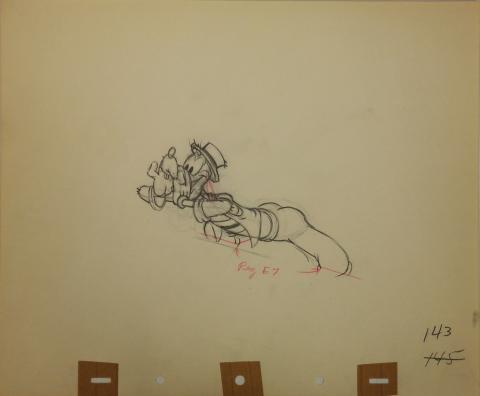 Goofy and Wilbur Production Drawing - ID:octgoofy0106 Walt Disney
