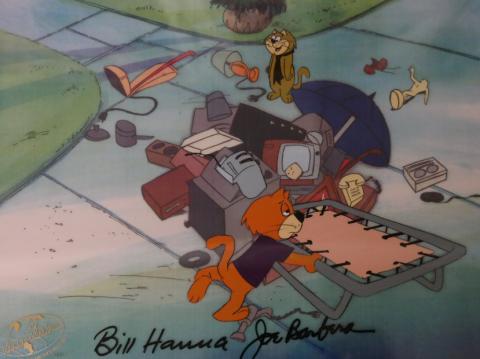 Top Cat Spook and Brain Signed Production Cel - ID:octtopcat0535 Hanna Barbera