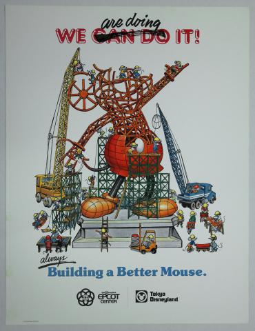 1978 EPCOT Tokyo Disneyland Poster - ID: aprdisneyland17331 Disneyana