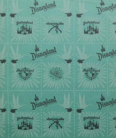1955 Disneyland Gift Wrapping Paper - ID: aprdisneyland17510 Disneyana