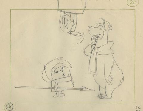 Breezly & Sneezly Layout Drawing - ID: febbreezly9380 Hanna Barbera