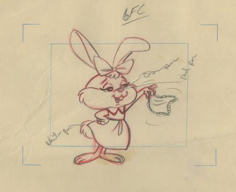 Ricochet Rabbit Layout Drawing - ID: febricochet9405 Hanna Barbera