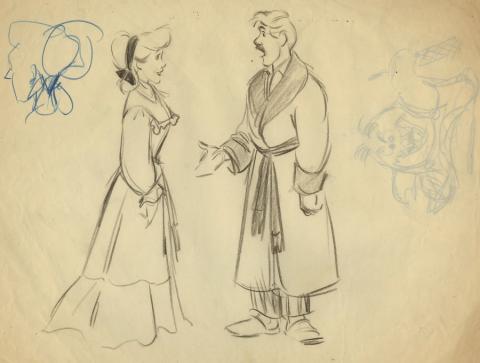 Lady and the Tramp Design Sketch - ID: febladytramp17169 Walt Disney