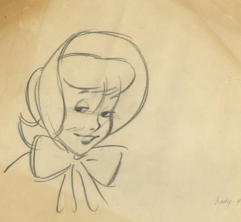 Lady and the Tramp Production Drawing - ID: febladytramp17217 Walt Disney