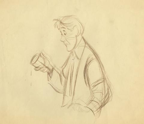 Lady and the Tramp Design Sketch - ID: febladytramp17218 Walt Disney