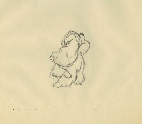 Lady and the Tramp Production Drawing - ID: febladytramp17348 Walt Disney
