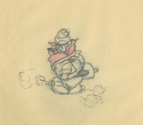 Three Caballeros Production Drawing - ID: febpablo17160 Walt Disney