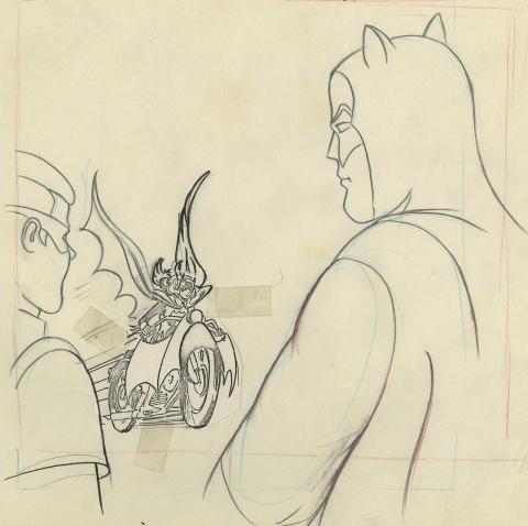 Batman Opening Title Layout Drawing - ID: janbatman9046 Filmation
