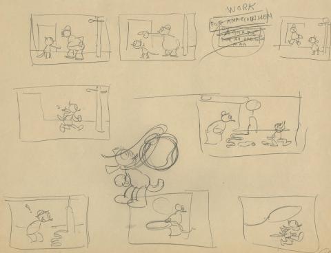 Krazy Kat Storyboard Drawing - ID: janiwerks9021 Columbia