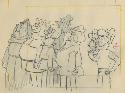 Sinbad Jr. Layout Drawing - ID: jansinbad9059 Hanna Barbera