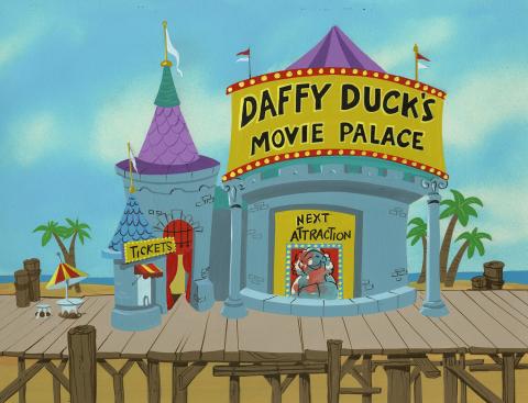 Daffy Duck's Fantastic Island Production Background - ID: janwarner9078 Warner Bros.