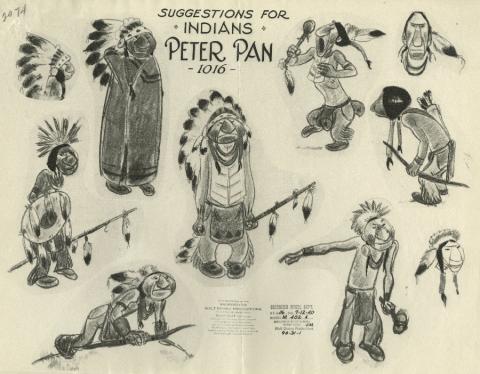 Peter Pan Model Sheet - ID: julydismodel17887 Walt Disney