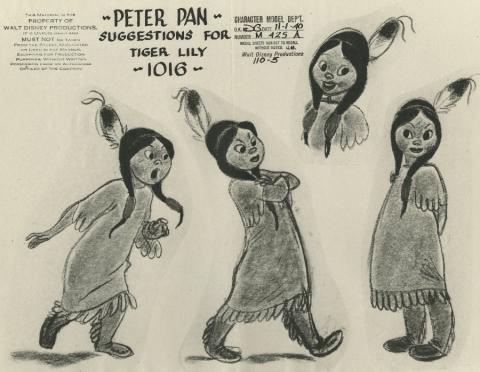 Peter Pan Model Sheet - ID: julydismodel17963 Walt Disney