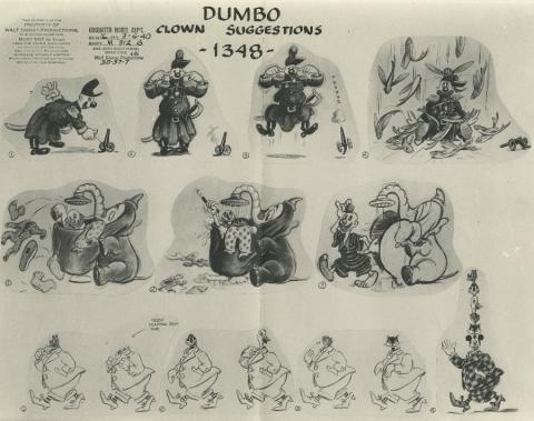 Dumbo Model Sheet - ID: julydismodel17983 Walt Disney
