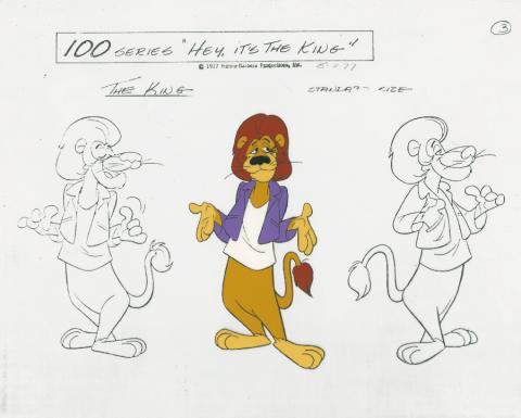 Heyyy, It's the King Model Cel - ID: julytheking17650 Hanna Barbera