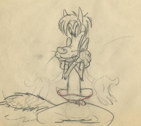 Woody Woodpecker Production Drawing - ID: junlantz17036 Walter Lantz