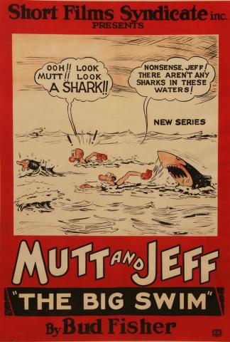 Mutt & Jeff One Sheet Poster - ID: maybigswim17005 Bud FisherFilms