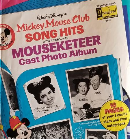 Mickey Mouse Club Disneyland Records Poster - ID: novdisney17451 Walt Disney