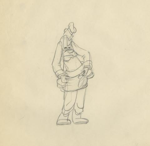 Goofy Production Drawing - ID: octgoofy17172 Walt Disney