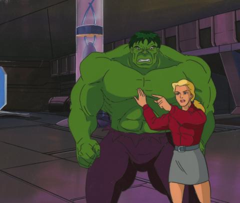 Incredible Hulk Cel & Background - ID: octhulk17053 Marvel