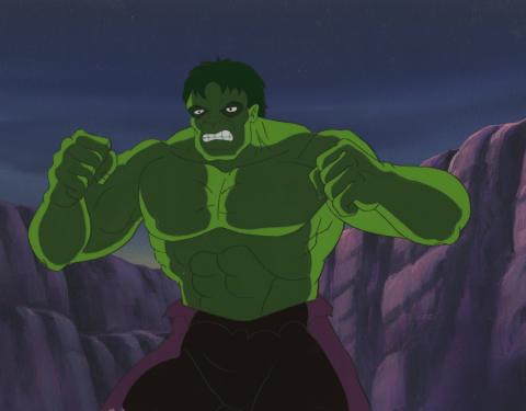 Incredible Hulk Cel & Background - ID: octhulk17084 Marvel