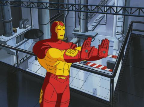 Iron Man Cel and Background - ID: octironman17007 Marvel