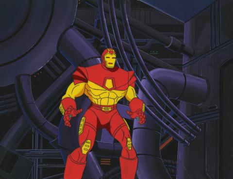 Iron Man Cel and Background - ID: octironman17025 Marvel