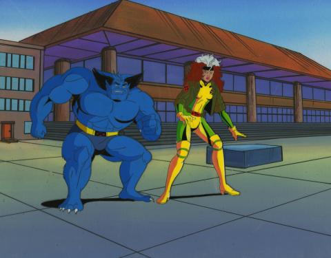 X-Men Cel and Background - ID: octxmen17180 Marvel