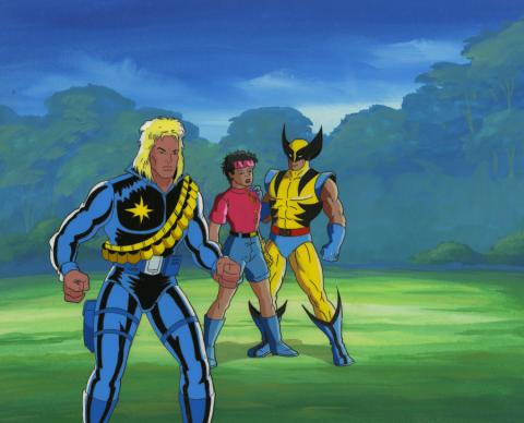 X-Men Cel and Background - ID: octxmen17221 Marvel