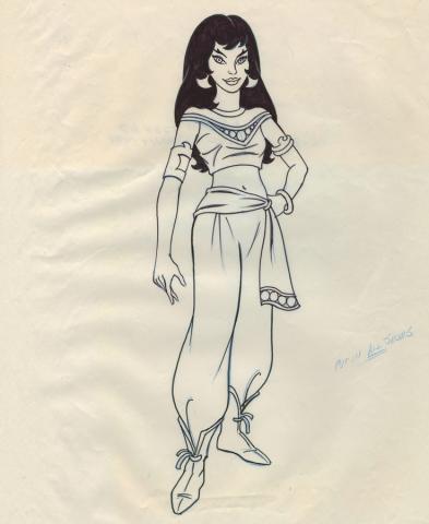 Pirates of Dark Water Model Drawing - ID: septdarkwater17866 Hanna Barbera