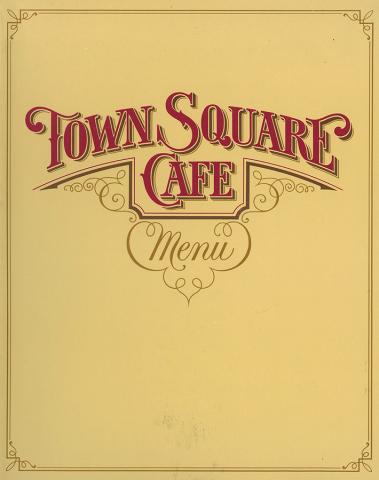 Town Square Cafe Menu - ID: septdisneyland17739 Disneyana