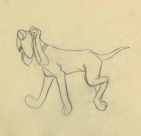 Lady and the Tramp Production Drawing - ID: septladytramp17985 Walt Disney