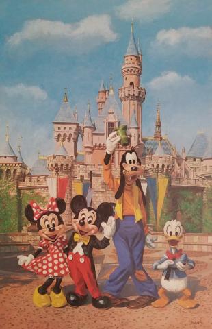 Fab Four at Disneyland Print - ID: aprdisneyland18410 | Van Eaton Galleries