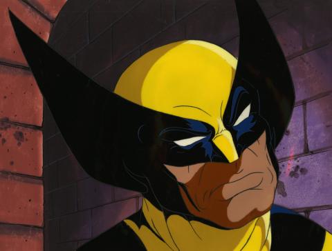 X-Men Wolverine Production Cel & Background - ID: aprxmen18175 Marvel