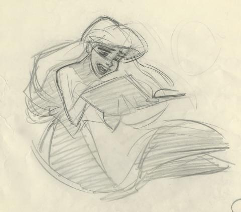 The Little Mermaid Production Drawing - ID: junmermaid18145 | Van Eaton ...