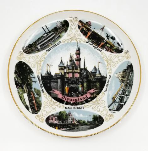 1950s Disneyland Souvenir Plate - ID: maydisneyana18918 Disneyana