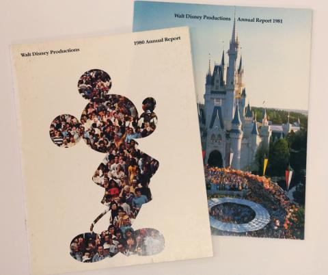 1980 and 1981 Walt Disney Production Annual Reports - ID: novdisneyana18362 Disneyana