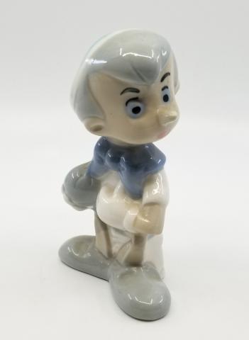Pinocchio Blue Italian Ceramic Figure - ID: novpinocchio18418 Disneyana