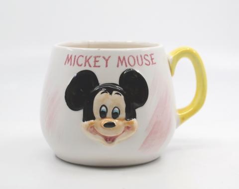 1960s Mickey Mouse 3D Ceramic Mug - ID: octdisneyana18134 Disneyana