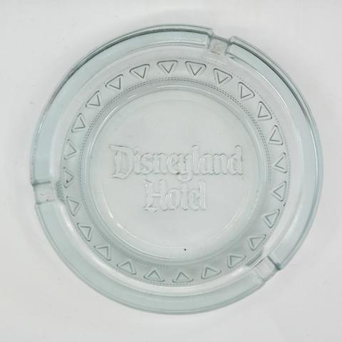 Disneyland Hotel Clear Glass Ashtray - ID: octdisneyana18512 Disneyana