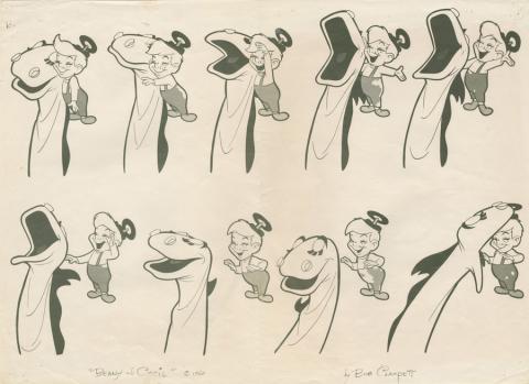 Beany and Cecil Photostat Model Sheet - ID: augbeany19262 Bob Clampett
