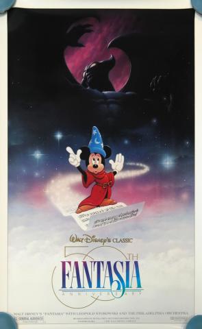 Fantasia 50th Anniversary Poster - ID: augfantasia19192 Walt Disney