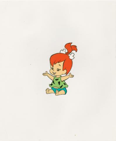 Pebbles Flintstone Publicity Cel - ID: augflintstones19081 Hanna Barbera