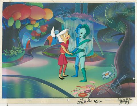 Jetsons: The Movie Production Cel & Background - ID: augjetsons19088 Hanna Barbera
