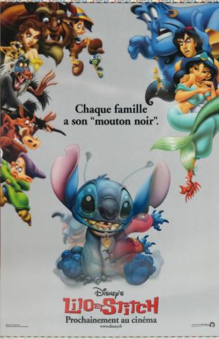Lilo and Stitch French Lenticular One Sheet Poster - ID: auglilo19173 Walt Disney