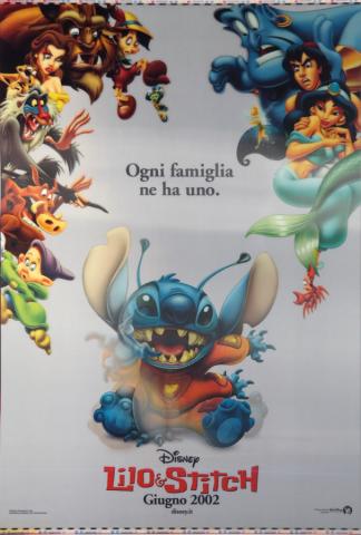 Lilo and Stitch Italian Lenticular One Sheet Poster - ID: auglilo19181 Walt Disney
